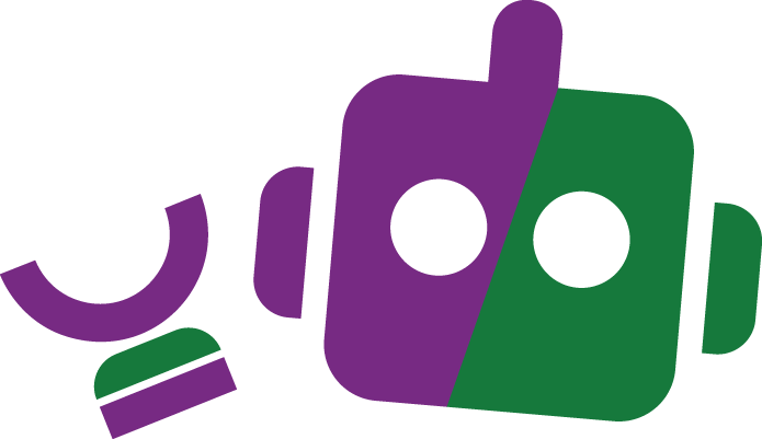 A Graphic of RONN waving his robot hand